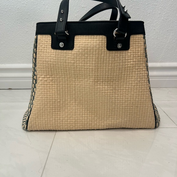 Diesel Rare EUC Raffia and Denim Handbag - Picture 4 of 9